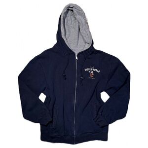 Vintage Disney Mickey Mouse Navy Full Zip Hoodie